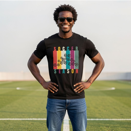 Colorful Soccer Tee
