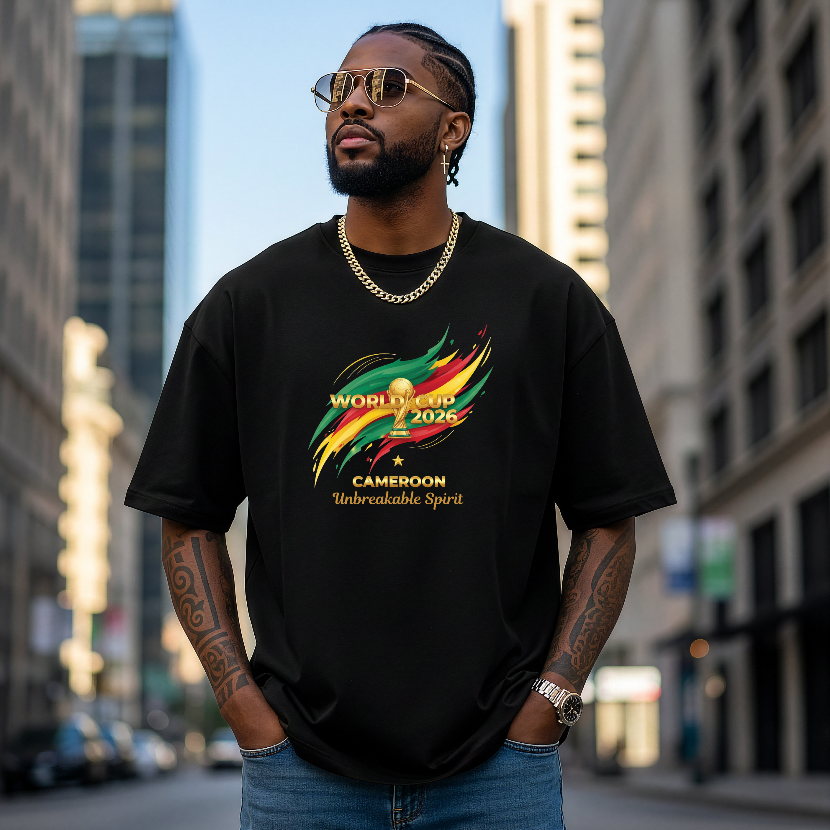 Cameroon World Cup USA 2026 Unisex tee