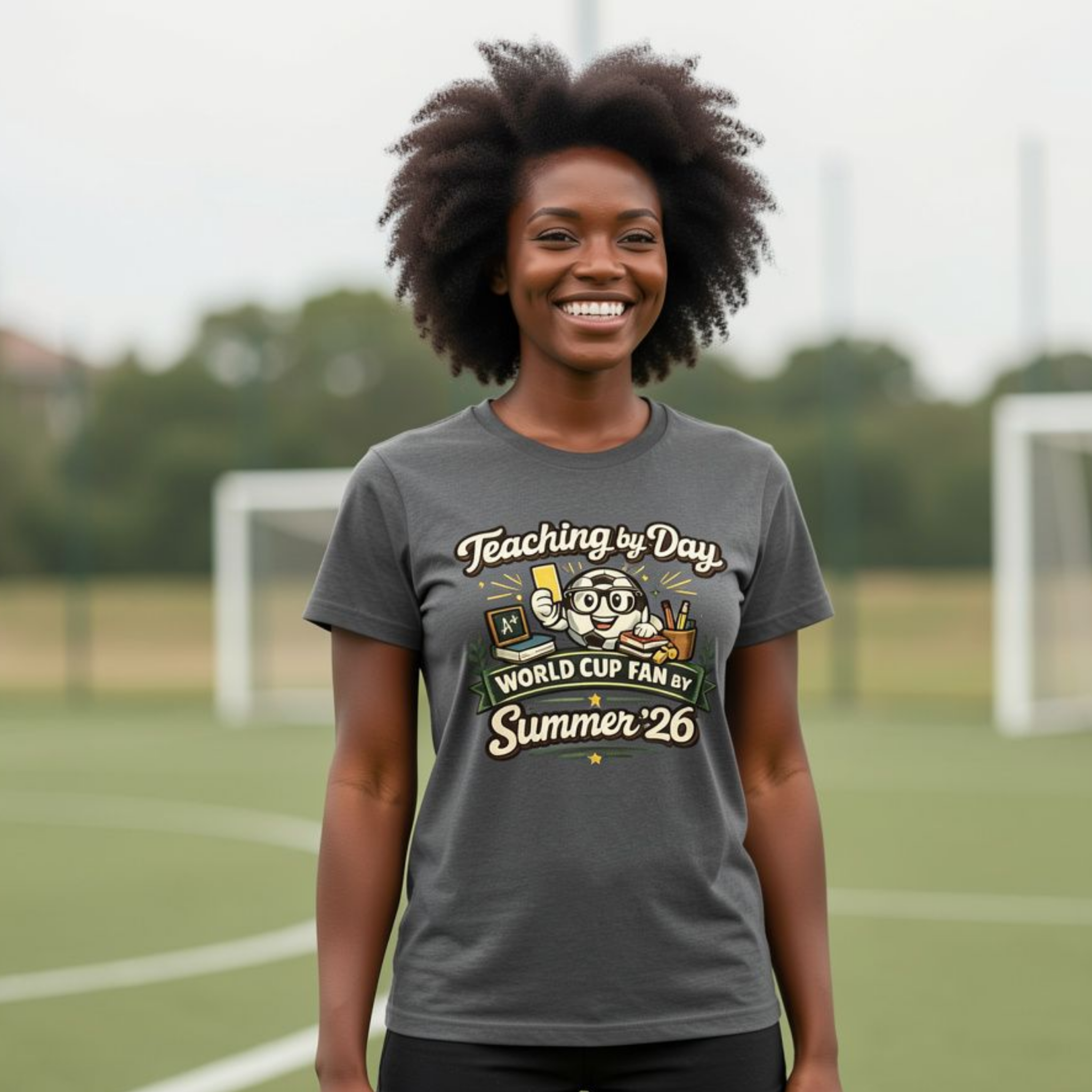 Teaching by day, world cup fan by summer 26